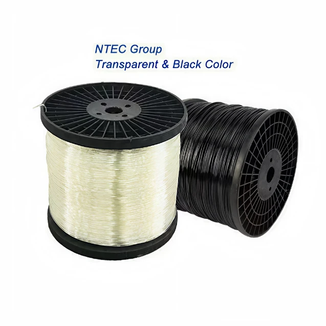 Poliesterio šiltnamio atleidimo viela – 2,20 mm (balta / juoda)
